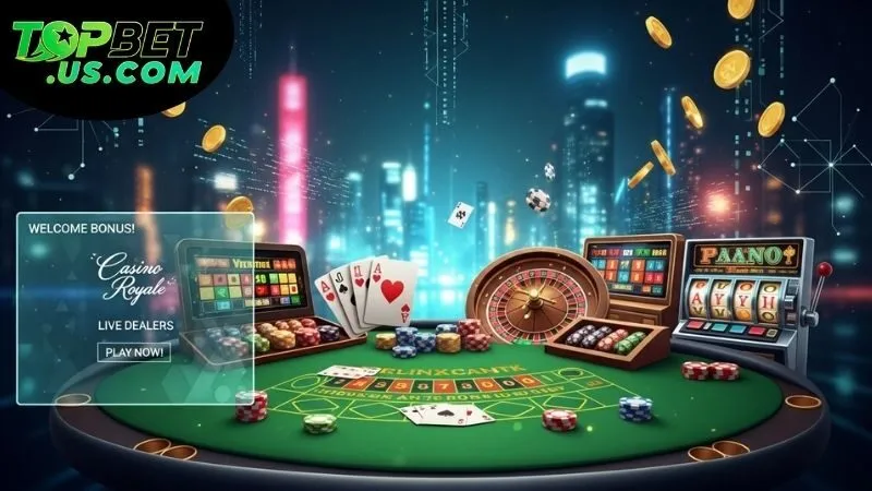Những trò chơi nổi bật tại Topbet casino trực tuyến